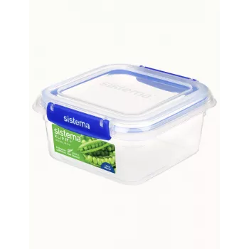 Sistema Tworzywo sztucznes Sistema 881650, pojemnik, kwadratowy, 1,15 l, przezroczysty, plastik, Nowa Zelandia