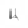Walimex WT-806 zestaw statywów lampowych 1017698 - 3 statywy oświetleniowe, czarne aluminium