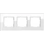 Szklana płytka maskująca do wyłącznika Gira Esprit Glas biały, bezśrubowa, 95×236,8×9,85 mm