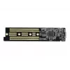 Obudowa SSD DeLOCK 42620 Zewnętrzna obudowa dla M.2 NVME PCIe SSD z portem USB Typu-C żeńskim, przezroczysta