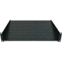 Intellinet 19-calowa półka wspornikowa, 1U, przedni montaż 2-punktowy, głębokość 150 mm, maks. 25 kg, czarna, trzyletnia gwarancja