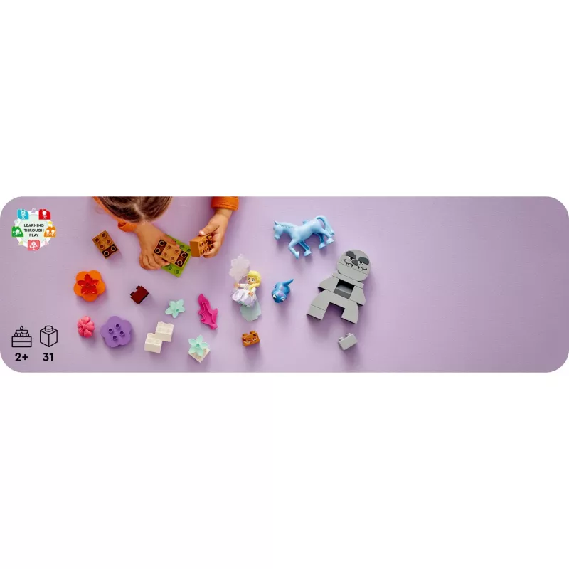 Zestaw LEGO DUPLO 10418 — Disney Elsa i Bruni w Zaczarowanym Lesie, 31 elementów, 2+ lat