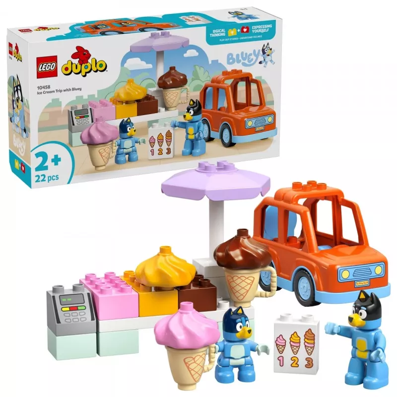 LEGO BLUEY 10458 Wycieczka na lody z Bluey