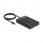 Klawiatura numeryczna DeLOCK 12108 USB Czarna 19 klawiszy Kabel 1,6 m