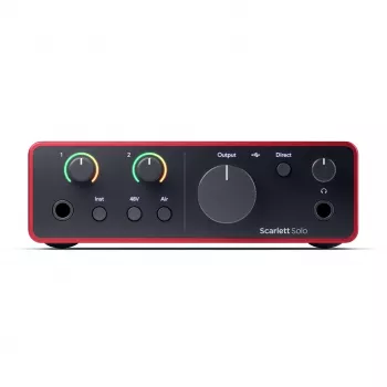 Focusrite Scarlett Solo 4th Gen - 2-kanałowy interfejs audio