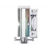 Chłodzenie powietrzne Montech NX400 ARGB 120 mm Biały — 270 W TDP, FDB, 156×74×120 mm