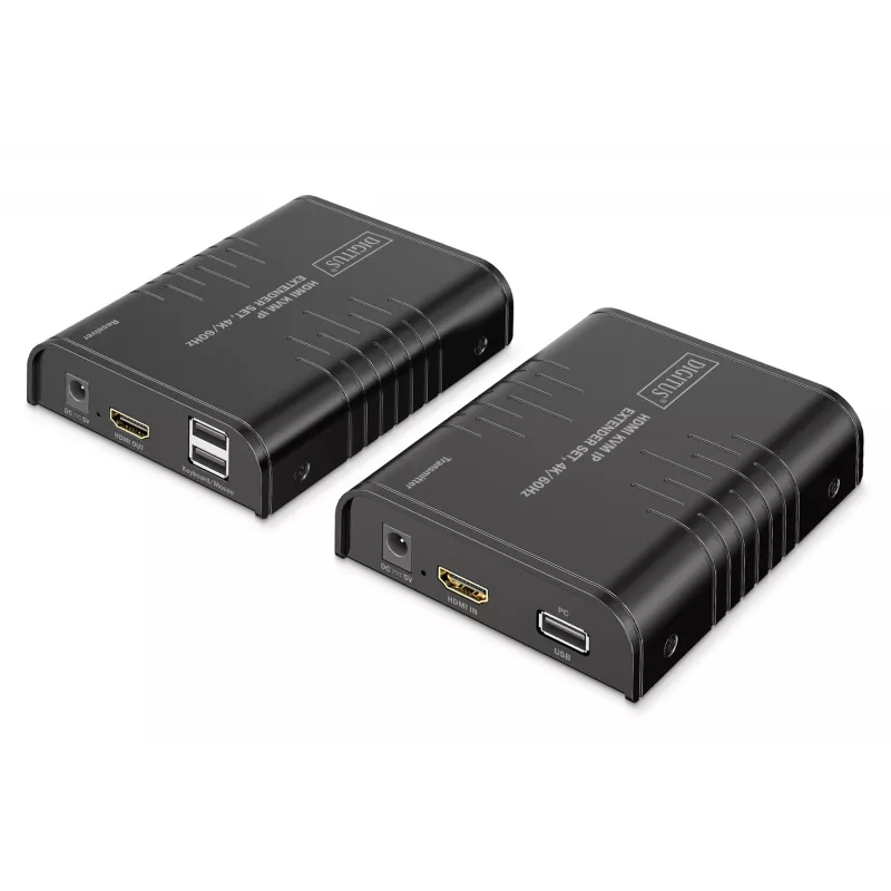 Zestaw przedłużacza KVM DIGITUS DS-55355 HDMI po IP 4K 60Hz