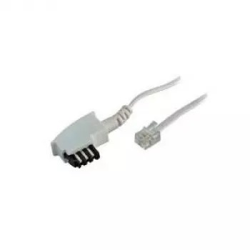 Kabel telefoniczny S/CONN 70050-W 10 m Biały