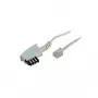 Kabel telefoniczny S/CONN 70050-W 10 m Biały