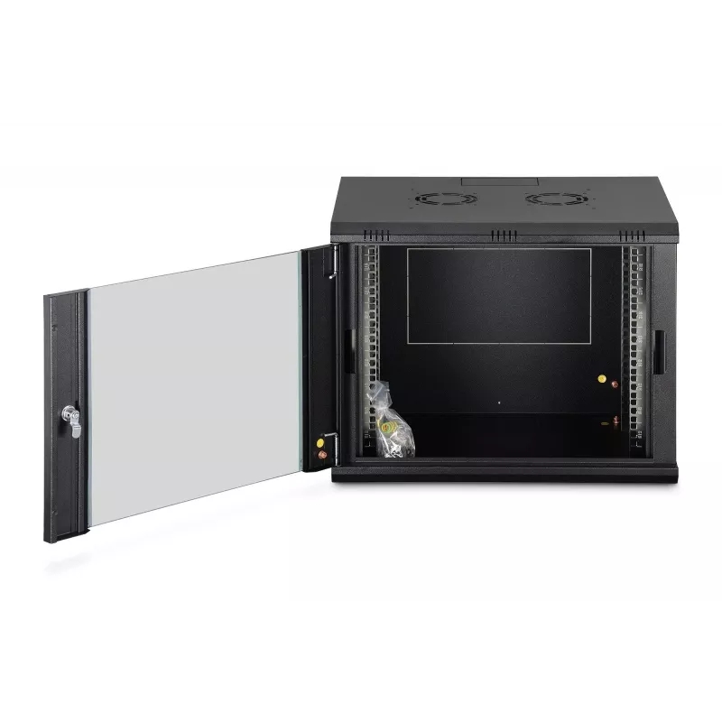 Szafa wisząca DIGITUS Dynamic-N 9U, 600x450 mm (SxG), IP20, zamek na klucz, do montażu