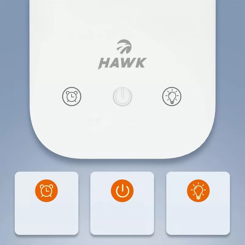 Lampa biurkowa Hawk HW-LAMP01 Biała LED regulowana jasność, regulowane ramię