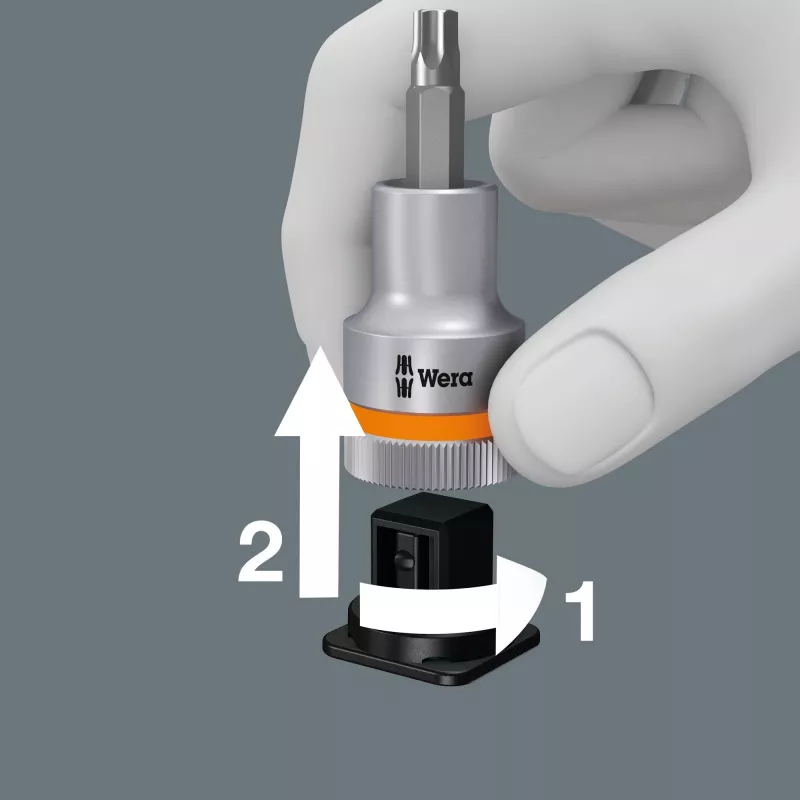 Wera 8767 C TORX HF 3 Zyklop 1/2 cala zestaw nasadek TORX z końcówką bitową, 9 sztuk