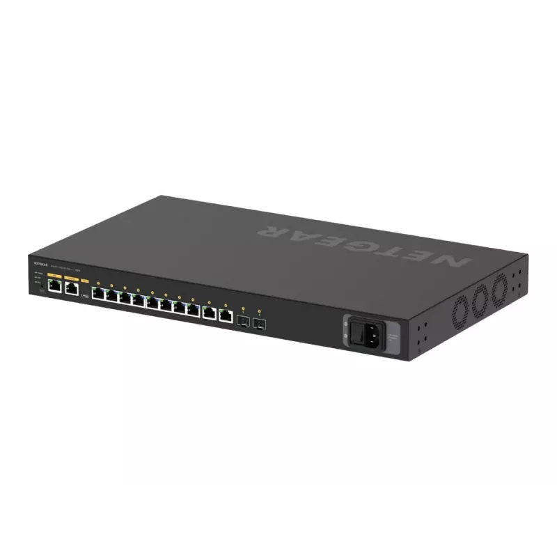 NETGEAR M4250-10G2XF-PoE++ Zarządzany przełącznik L2/L3 Gigabit Ethernet (10/100/1000) Power over Ethernet (PoE) 1U Czarny