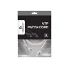 Kabel sieciowy Gembird Cat6 RJ-45 do RJ-45 1 m, U/UTP, 24 AWG, szary