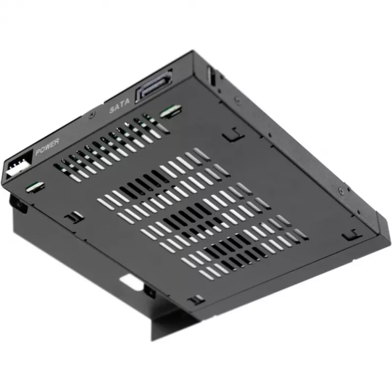 ICY Dock ToughArmor MB411SPO-1B - Laufwerksschachtadapter - 13,30cm (5,25) Slim Line auf 2.5 (13,3 cm Slim Line auf 6,4 cm) - Schwarz (MB411SPO-1B)