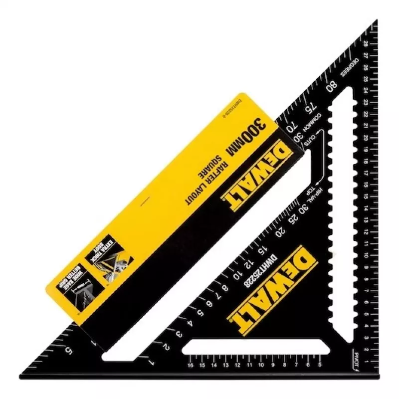 Linijka DeWALT DWHT25228-0 300 mm Aluminium Czarna Żółta