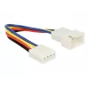Wewnętrzny kabel zasilający DeLOCK 85360 0,1 m 4-pin PWM