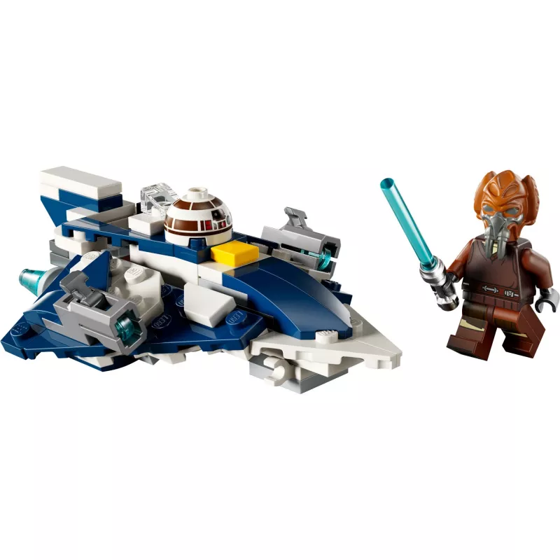 LEGO Microfighter Star Wars Plo Koon's Jedi Starfighter 75400 — 89 elementów, 1 minifigurka, wiek 6+