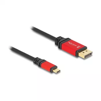 Kabel DeLOCK USB Type-C do DisplayPort 8K 30 Hz HDR 1 m czerwony