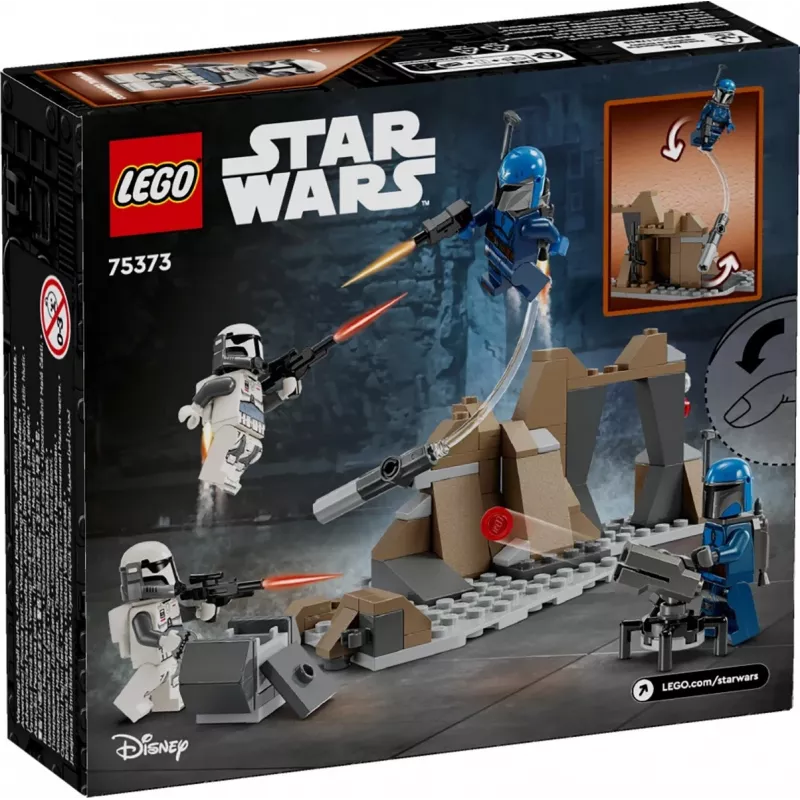 Zabawka konstrukcyjna LEGO Star Wars Ambush on Mandalore Battle Pack 75373 — 4 minifigurki, 109 elementów, wiek 6+