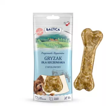 BALTICA regional treats Kość do żucia Puppy Beef - przysmak dla psa - 1