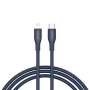 Kabel USB‑C do Lightning CANYON CLNM60 60W MFi 1 m silikonowy niebieski