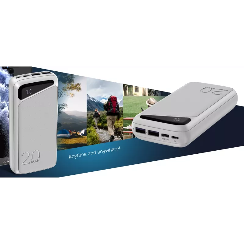 Przenośny powerbank Navitel PWR20 MX biały 20000 mAh