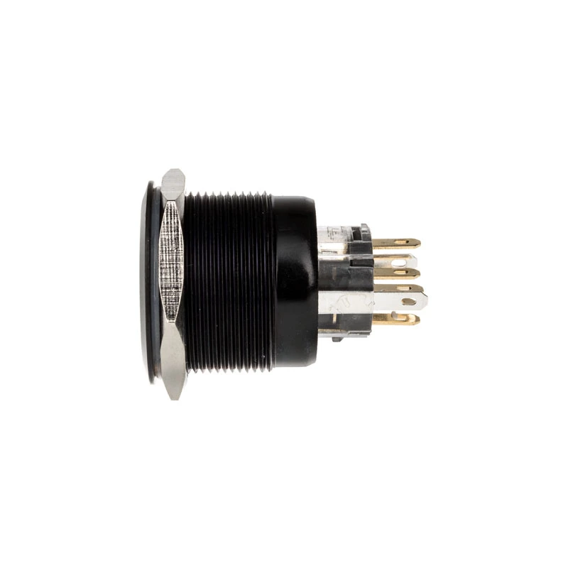 DimasTech PD220 wandaloodporny przycisk 25 mm Czarnyline Dot RGB