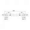 Kabel koncentryczny DeLOCK 89645 0,4m MHF IV HSC MXHP32 czarny złoty