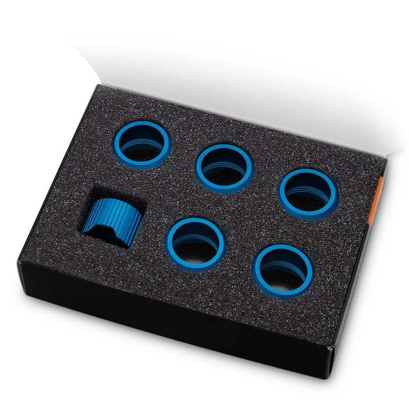 Pierścień zaciskowy EK Water Blocks EK-Quantum Torque 6-Pack STC 16 niebieski