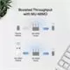 Sieciowy adapter USB MERCUSYS MA30N — dwuzakresowe Wi‑Fi (2,4/5 GHz), 400/867 Mbps, USB 2.0, antena wewnętrzna, biały