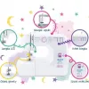 Mechaniczna maszyna do szycia Łucznik Lena 2019 — podstawowy model mechaniczny, 16 programów, 24 W, wolne ramię, dziurka 4-etapowa