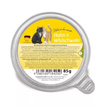 GRANATAPET Filet á la carte Kurczak z dzikiem - mokra karma dla kota - 85g