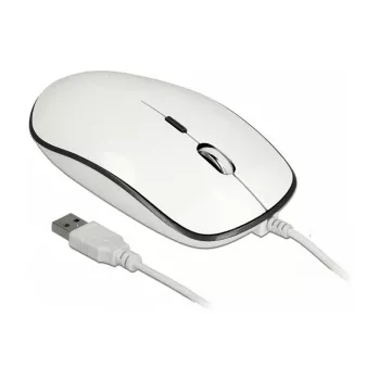 Mysz DeLOCK 12532 Office Symetryczna USB Type-A Optyczna 3200 DPI
