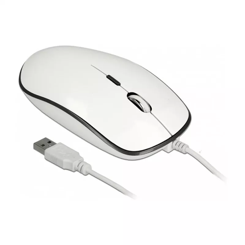 Mysz DeLOCK 12532 Office Symetryczna USB Type-A Optyczna 3200 DPI