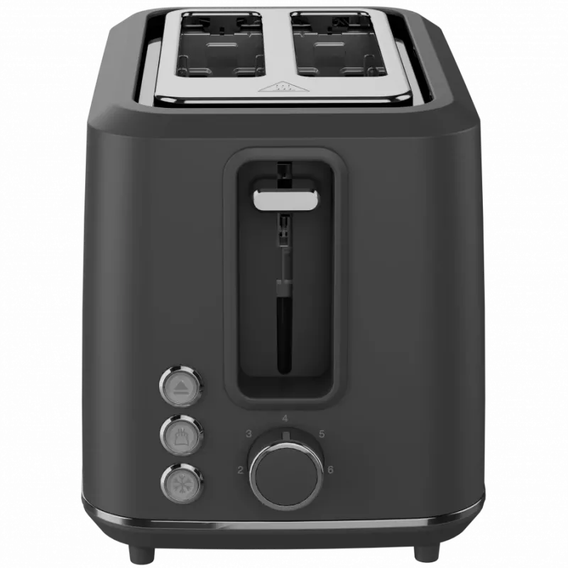 Toster elektryczny AENO ATS0001G — 2-szczelinowy, 220–240 V 50–60 Hz, 920–1080 W, 3 tryby, 7 poziomów opiekania, szary