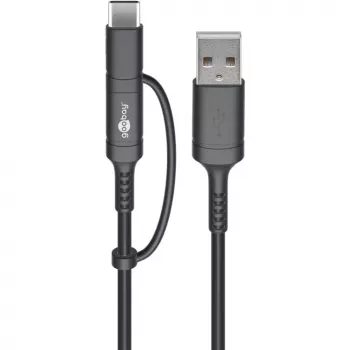 Kabel USB Goobay 71892 Czarny