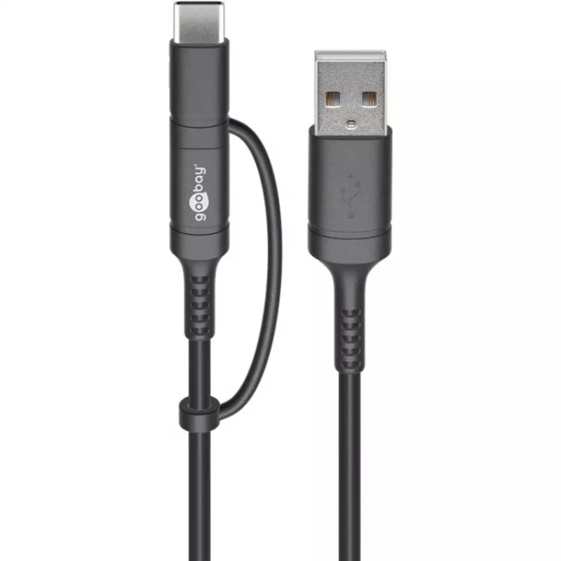 Kabel USB Goobay 71892 Czarny