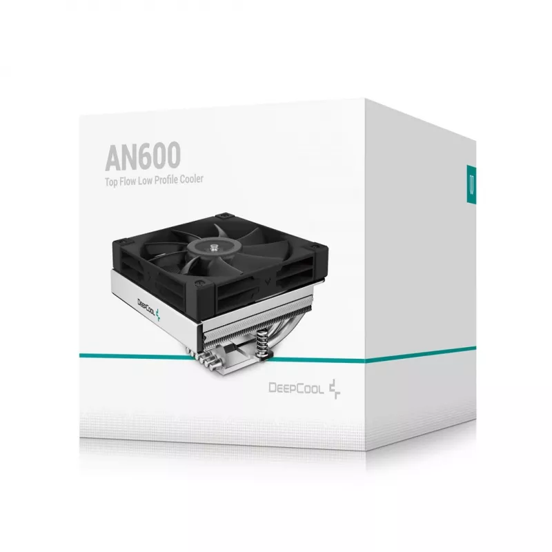 Chłodzenie powietrzne DeepCool AN600 12 cm Aluminium Czarny 61,56 cfm