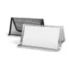 Stojak biurowy Forpus, srebrny, 1 komora, perforowany metal
