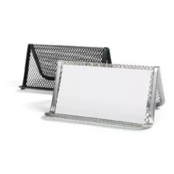 Stojak biurowy Forpus, srebrny, 1 komora, perforowany metal