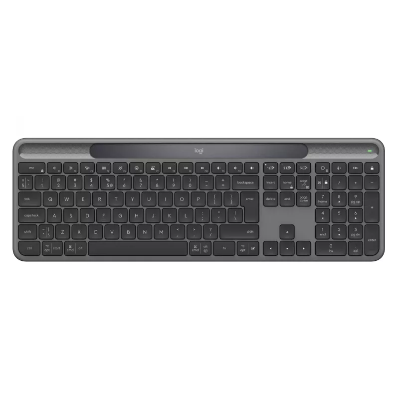 Klawiatura bezprzewodowa Logitech Signature cienki Solar+ K980, grafitowa, układ US
