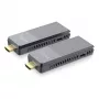 Zestaw bezprzewodowego przedłużacza HDMI DIGITUS DS-55359 — 4K/60Hz, 150 m, nadajnik i odbiornik AV
