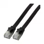 Efb K5545SW.0,25 Przewód krosowy Ethernet Czarny