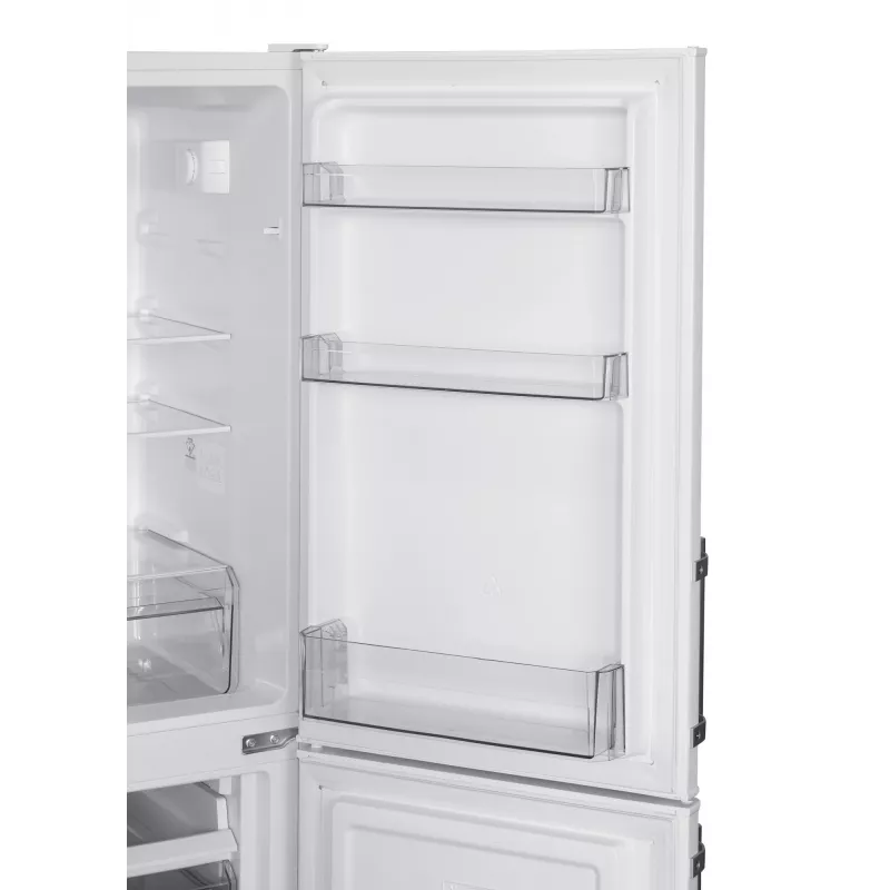Wolnostojąca lodówka SEVERIN DT 8770 — 173 L całkowitej, 121 L chłodziarka, 52 L zamrażarka, biała