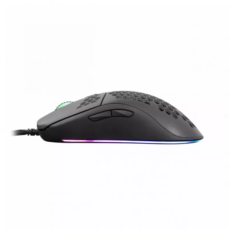 Mysz gamingowa biały Shark GM-5007 GALAHAD-B Czarna