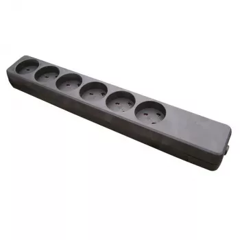 Listwa zasilająca Garbot Z66000112-PA01 6 gniazd AC do użytku wewnętrznego czarna