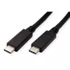 ROLINE USB3.2Gen2 kabel PD 20V5A Type C-C ST/ST 0.5m - Kabel - Cyfrowy/Dane - 0,5 m (11.99.9057)