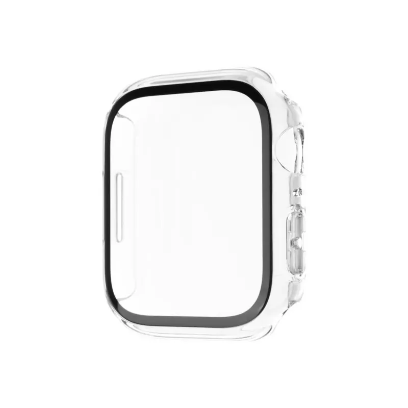 Etui ochronne FIXED Fixed Pure do Apple Watch 46mm przezroczyste ze szkłem hartowanym