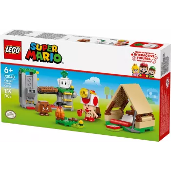 Klocki LEGO Captain Toad's Camp zestaw 72040 z interaktywnymi funkcjami Super Mario